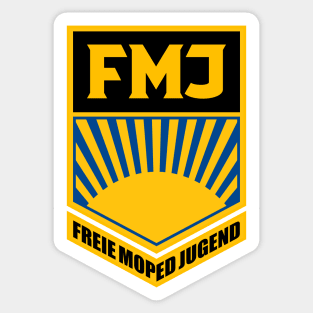 FMJ - Free Moped Youth Logo Sticker